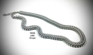 501-A Silver Box Chain Necklace