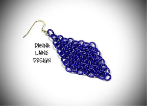 240-A Purple Chain Diamond Shape